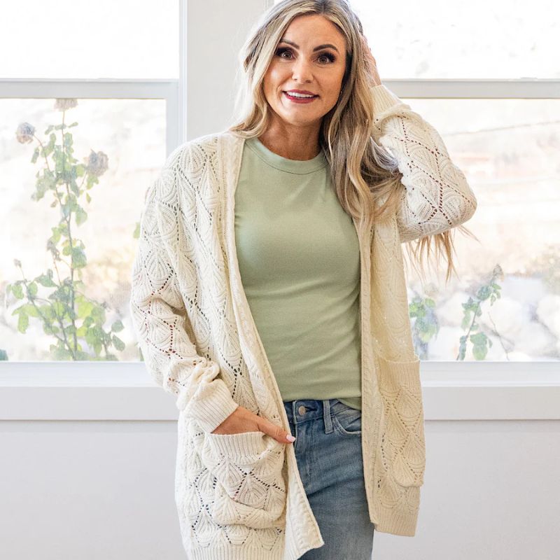 Lightweight Sweaters & Cardigans That Layer Over Denim