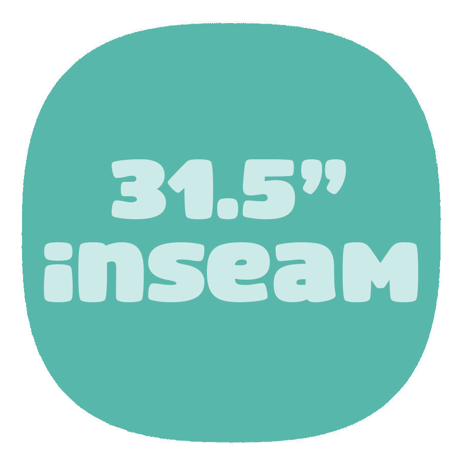 31.5" Inseam