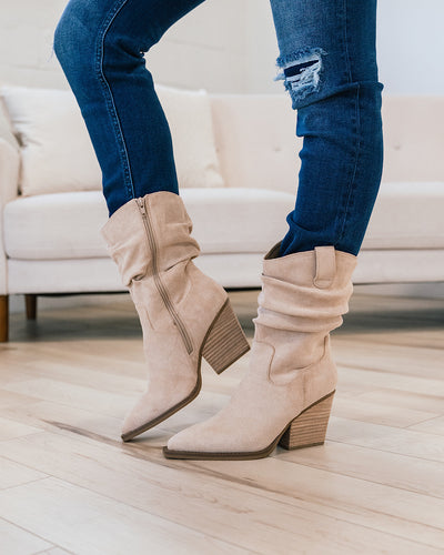 Very G Morocco Slouch Boots - Light Taupe FINAL SALE  Very G   