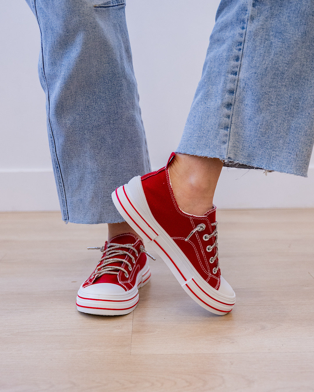 NEW! Very G Aman Sneakers - Red Very G