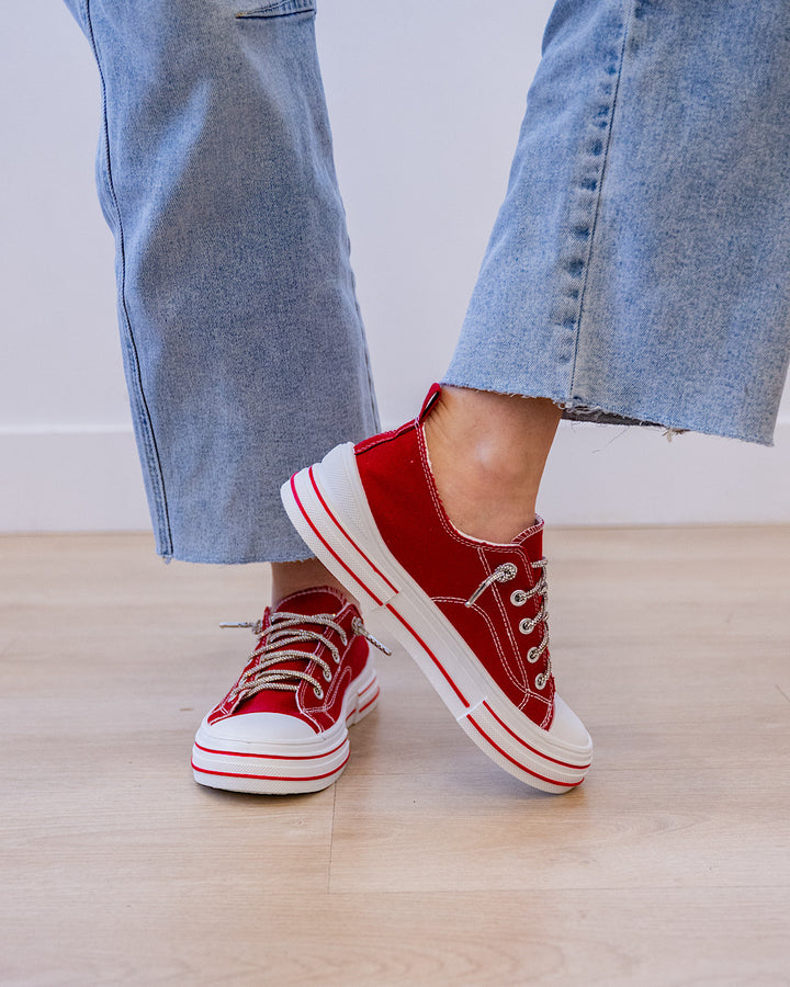NEW! Very G Aman Sneakers - Red Very G