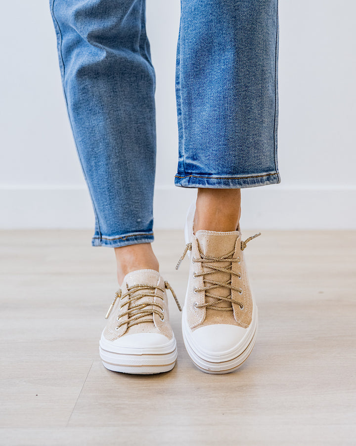 NEW! Very G Aman Suede Sneakers - Nude Very G