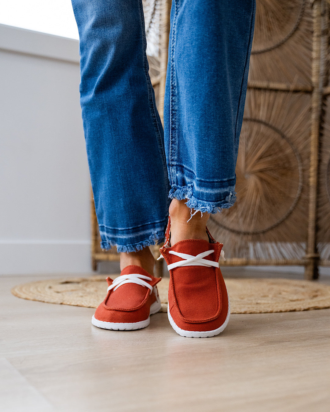 Gypsy Jazz Hazel Slip on Sneakers - Rust  Very G   