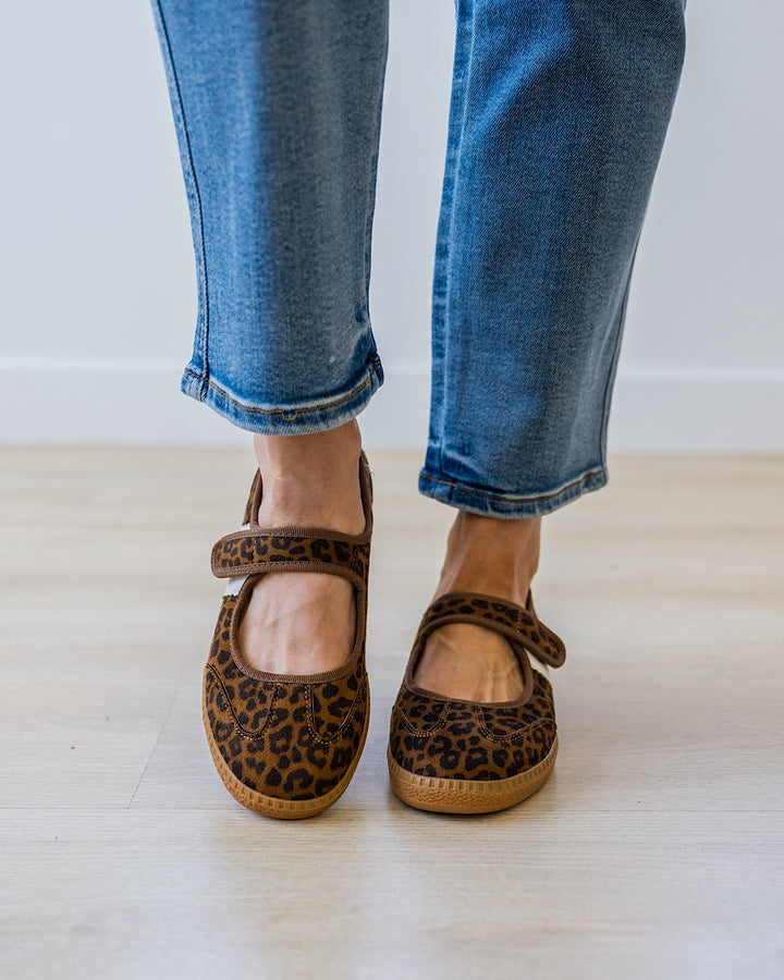 NEW! Corkys Calm Down Mary Jane Sneakers - Leopard Corkys Footwear