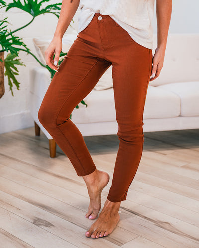 Hyperstretch Skinny Jeans Regular and Plus - Copper  YMI   