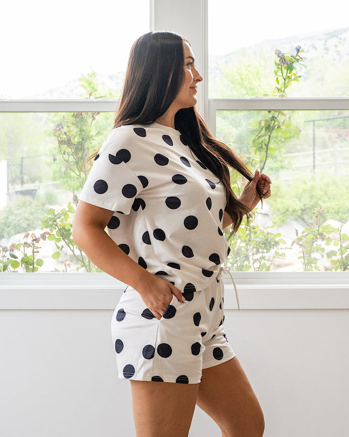 NEW! All I Need Polka Dot Set - White and Black