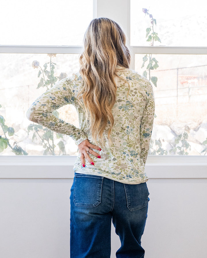 NEW! Blair Long Sleeve Top - Spring Meadows