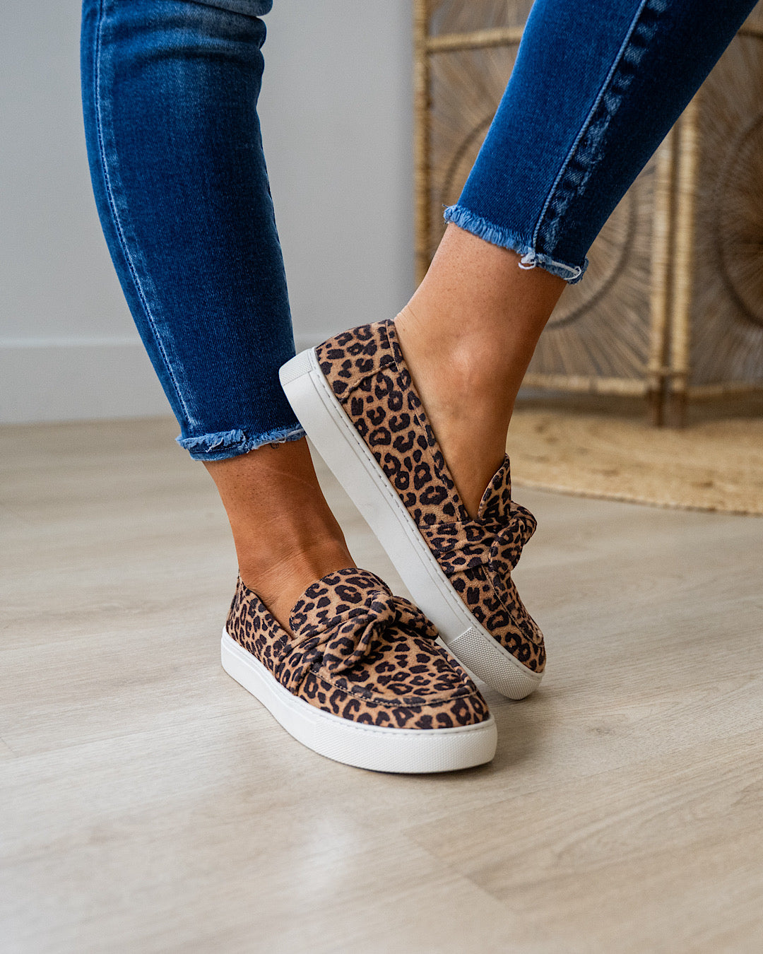 Corkys Why Knot Slip On Sneakers - Leopard Corkys Footwear