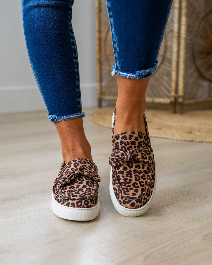 Corkys Why Knot Slip On Sneakers - Color Options Available! Corkys Footwear Leopard