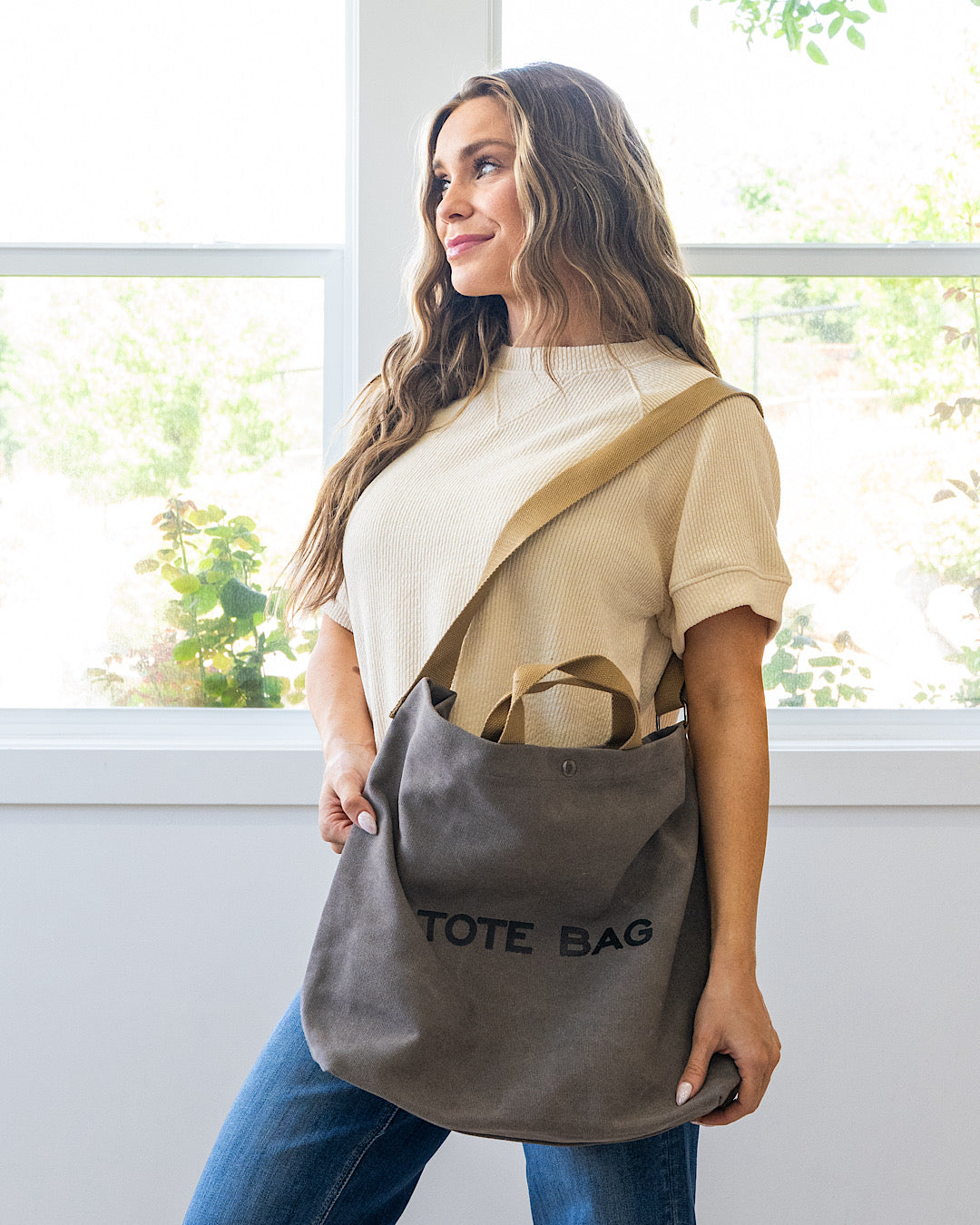 NEW! The Tote Bag - Charcoal