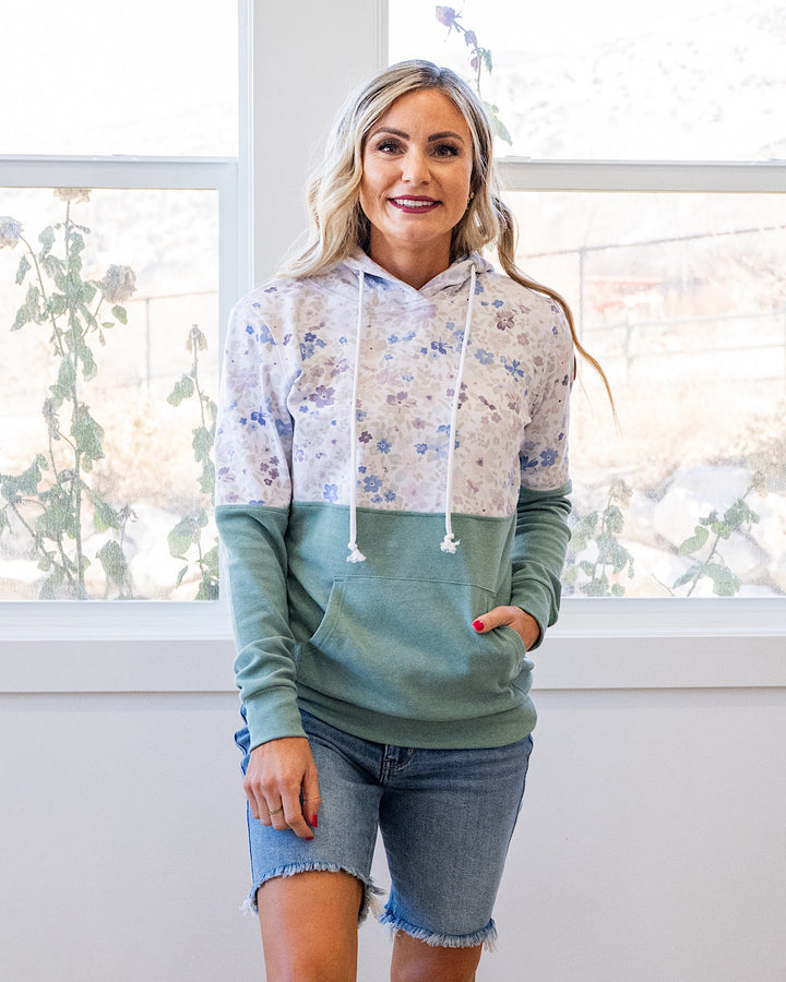 NEW! Hailey Pullover Hoodie - Spring Meadows and Sage Michelle Mae