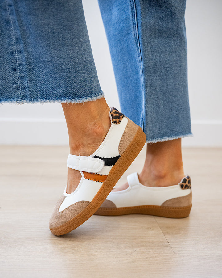 NEW! Corkys Calm Down Mary Jane Sneakers - Sand