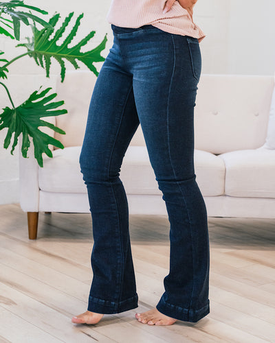 Kancan Kaitlyn 2.0 Pull On Bootcut Jeans - Dark Wash FINAL SALE  KanCan   