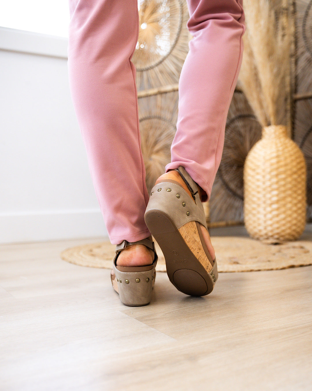 NEW! Corkys Carley Wedge Sandals - Camel  Corkys Footwear   