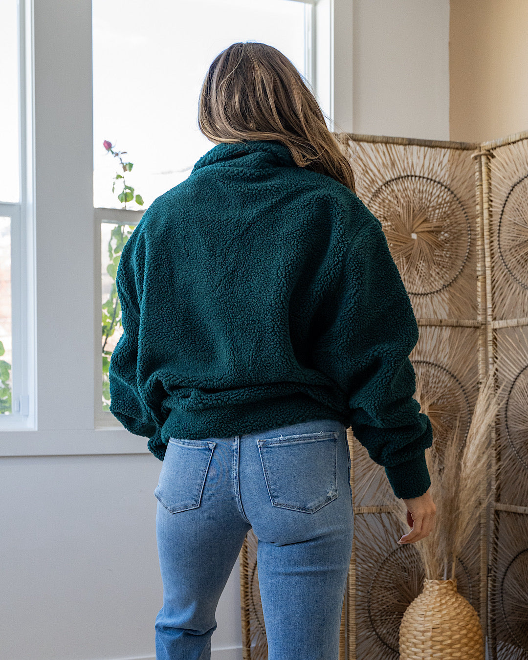 NEW! Wanakome Tamsin Sherpa Zip Up Jacket - Pine Ridge Wanakome