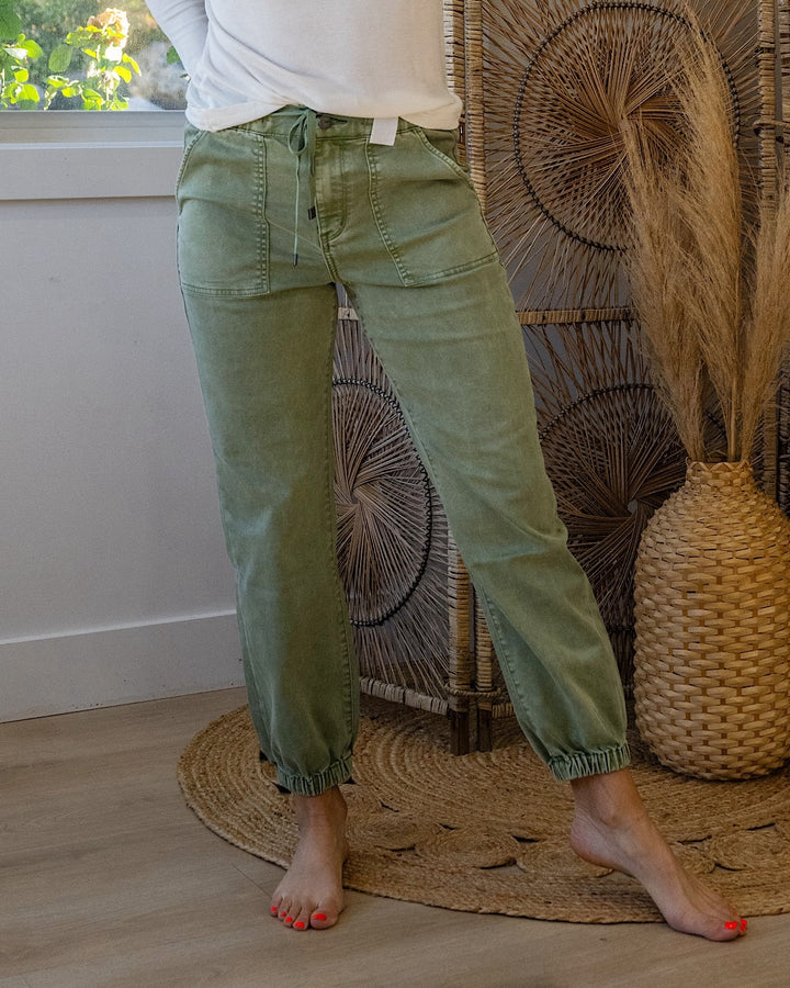 Mica Notice Me Jogger Jeans - Color Options Available!