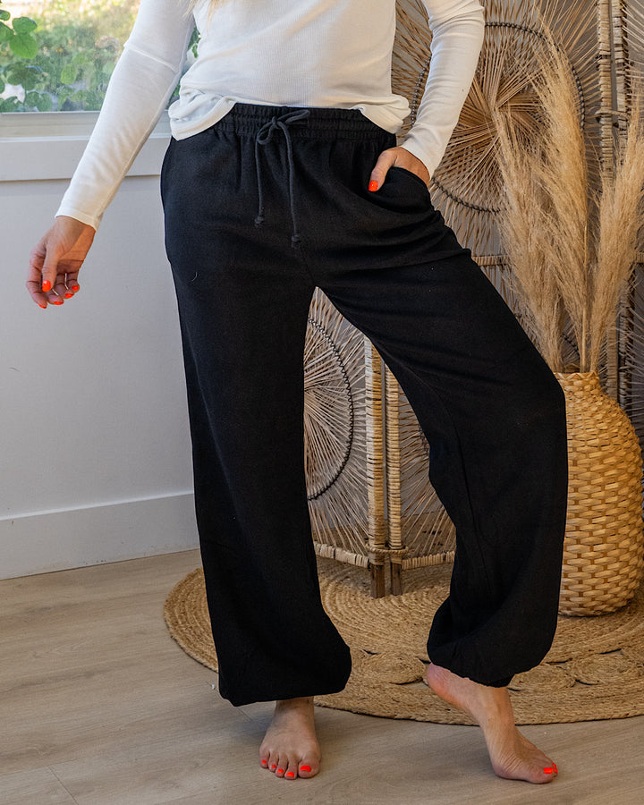 NEW! Allison Knit Joggers - Black