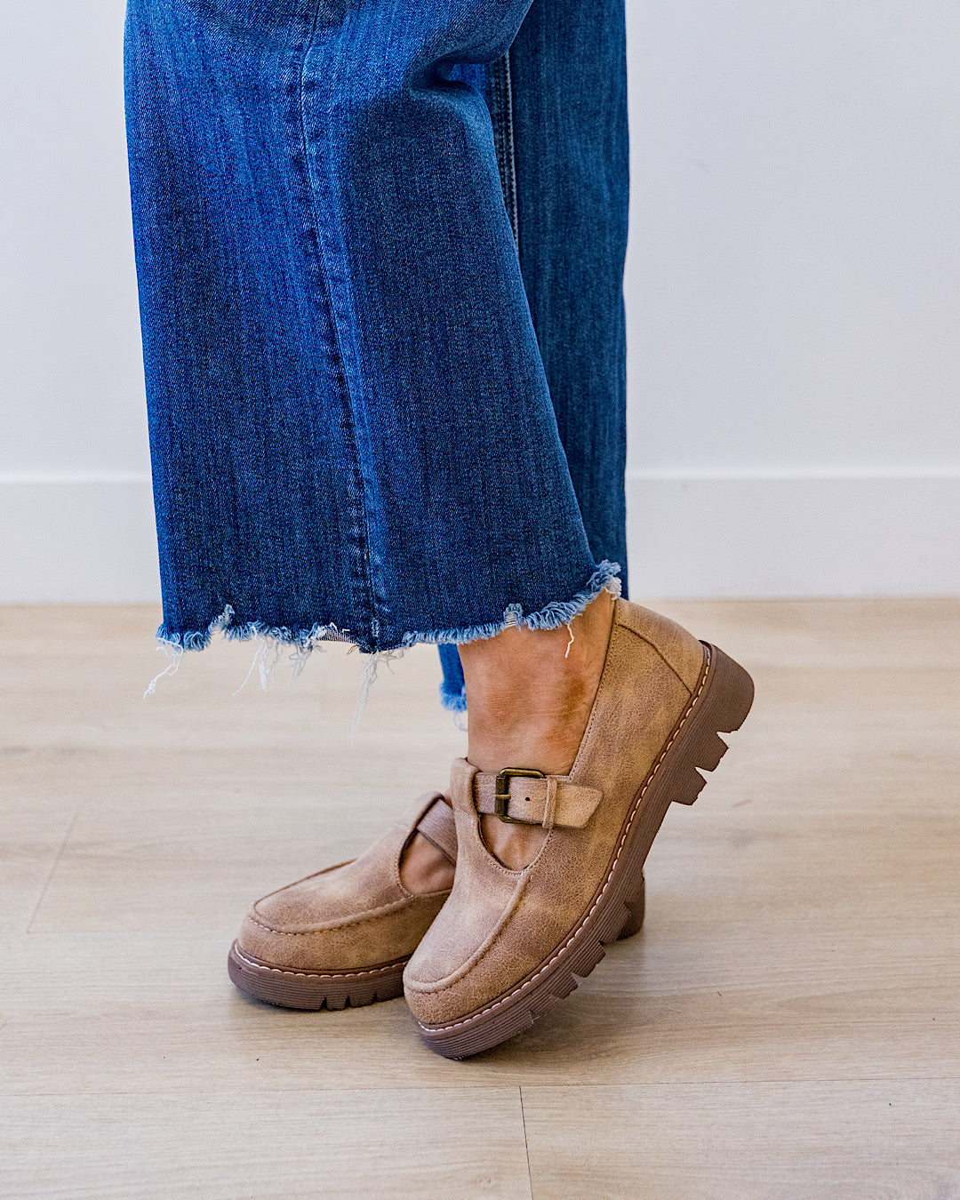 NEW! Very G Roni Mary Jane Loafers - Beige Very G