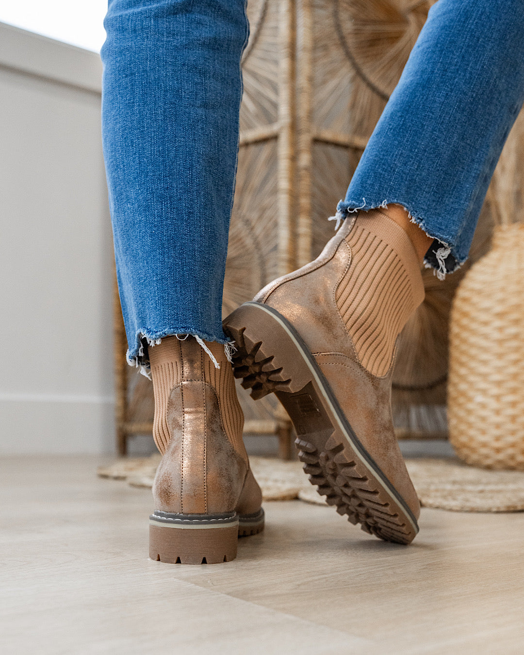 NEW! Corkys Cabin Fever Bootie - Washed Bronze  Corkys Footwear   