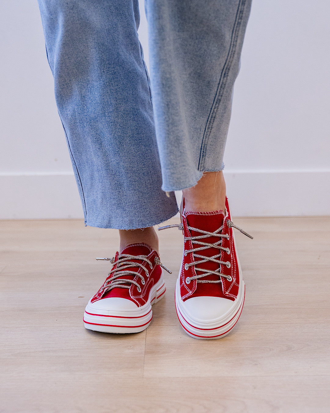 NEW! Very G Aman Sneakers - Red Very G