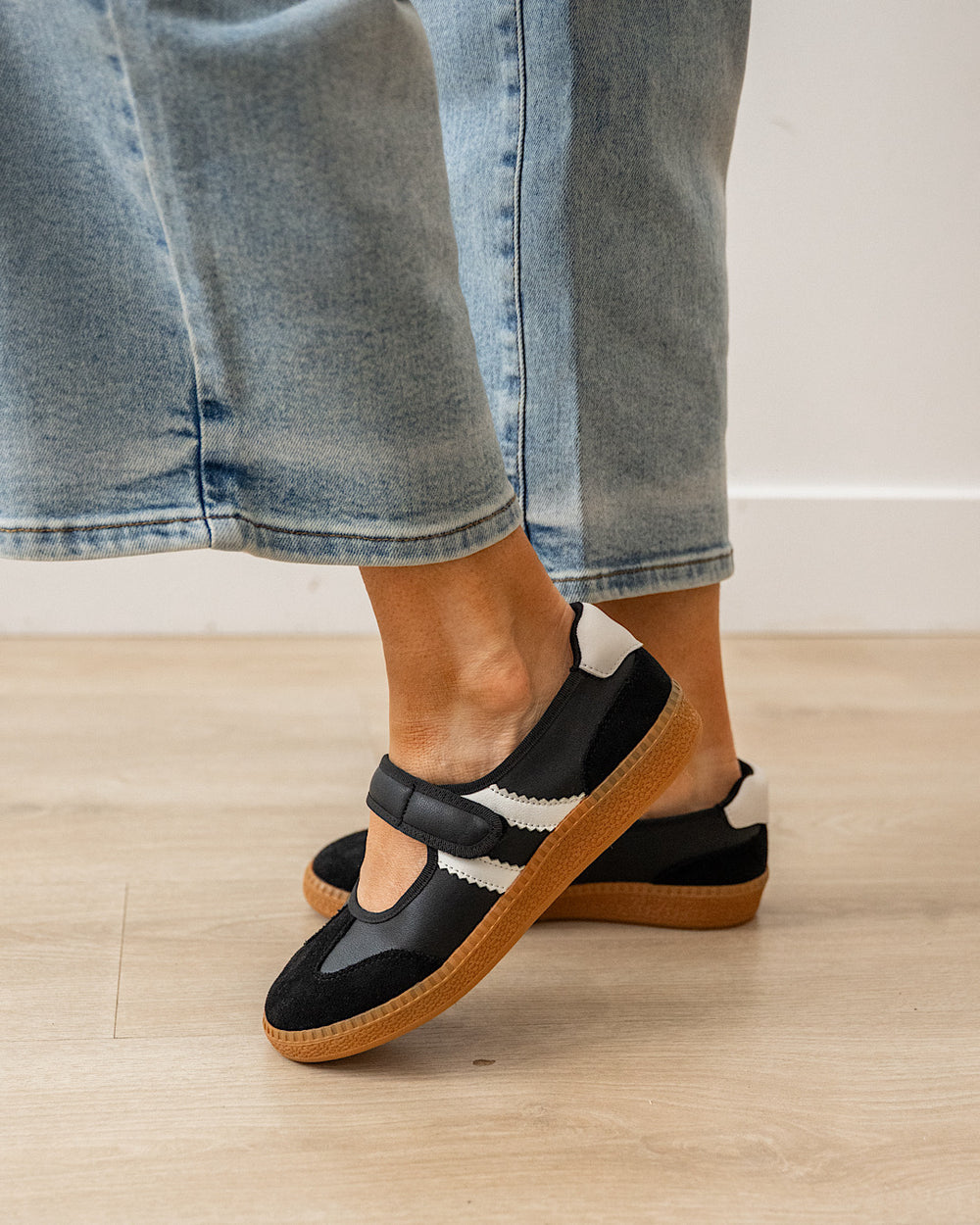 Corkys Calm Down Mary Jane Sneakers - Color Options Available! Corkys Footwear Black