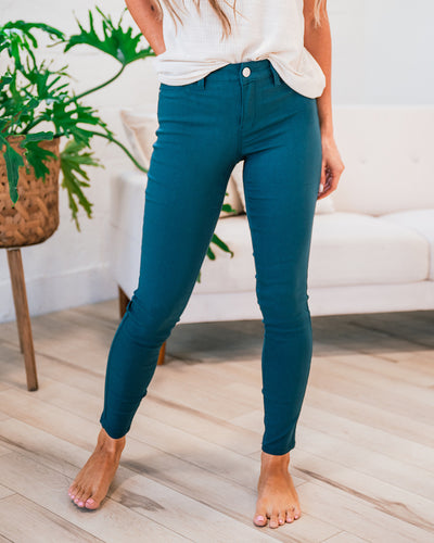 Hyperstretch Skinny Jeans Regular and Plus - Blue Steel  YMI   