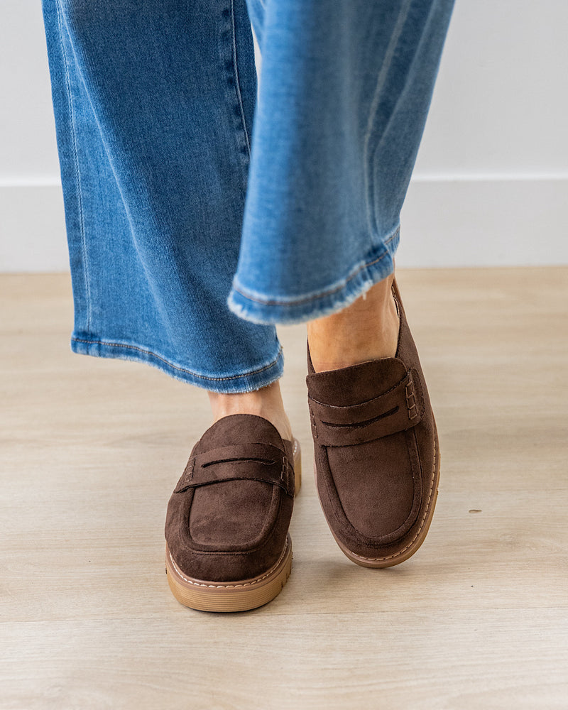 NEW! Corkys Get Lucky Slip On Loafers - Chocolate Corkys Footwear