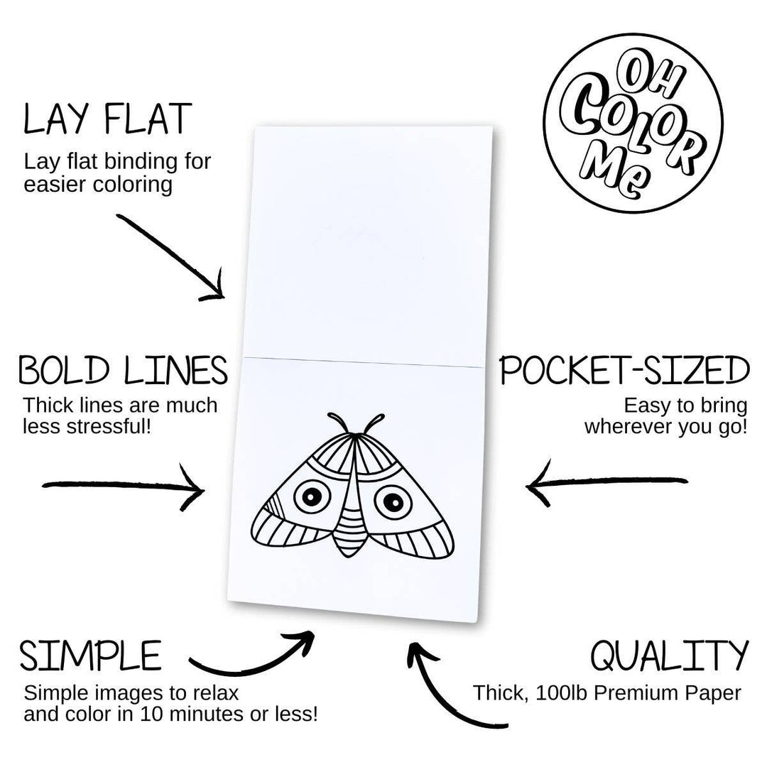 Mini Coloring Books - 3 Options Oh Color Me