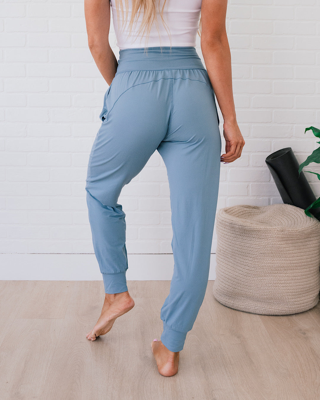 NEW! Yoga Joggers - Dusty Blue  Rae Mode   