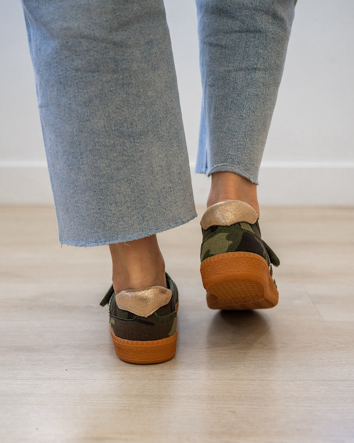 NEW! Corkys Calm Down Mary Jane Sneakers - Camo Corkys Footwear