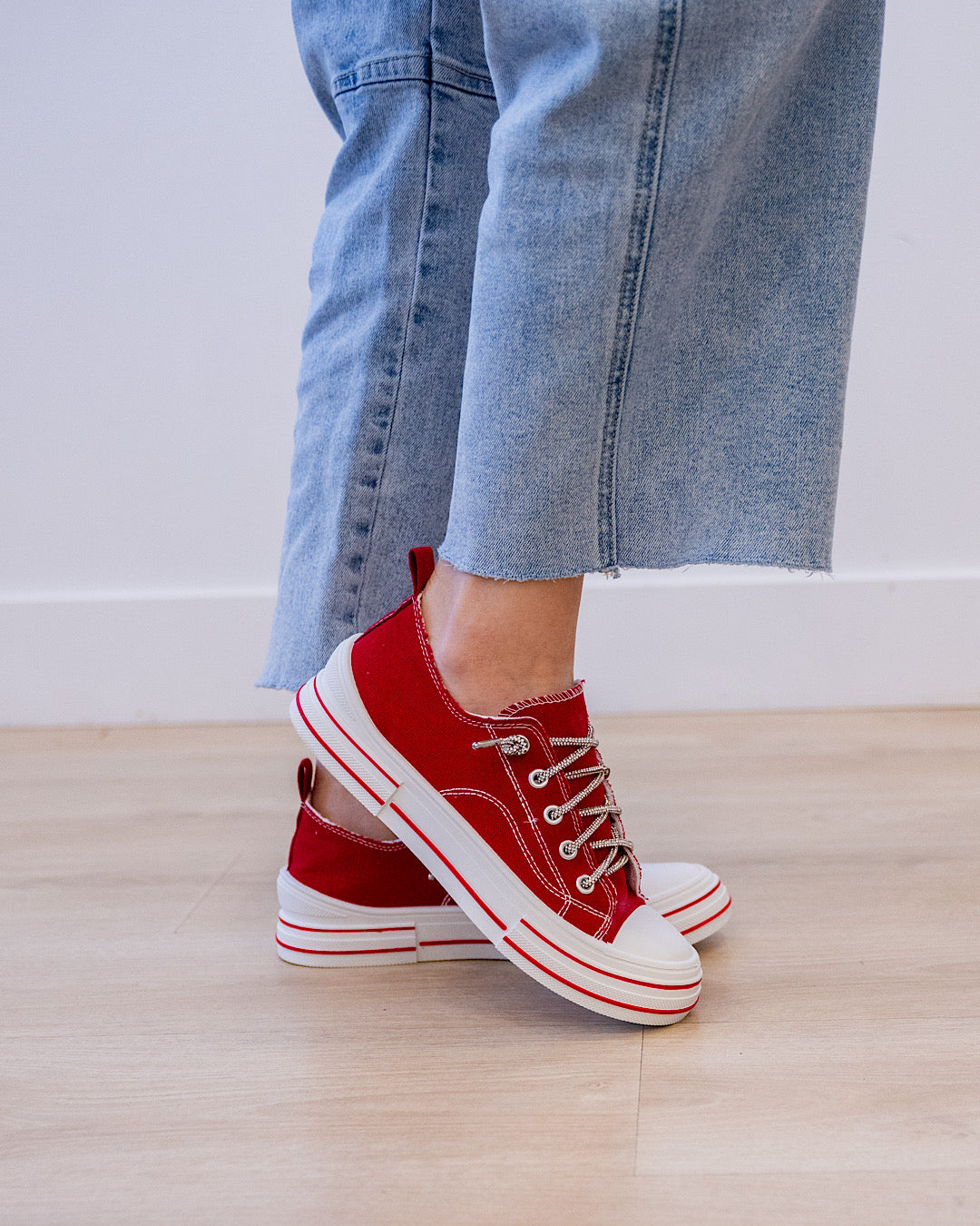 NEW! Very G Aman Sneakers - Red Very G