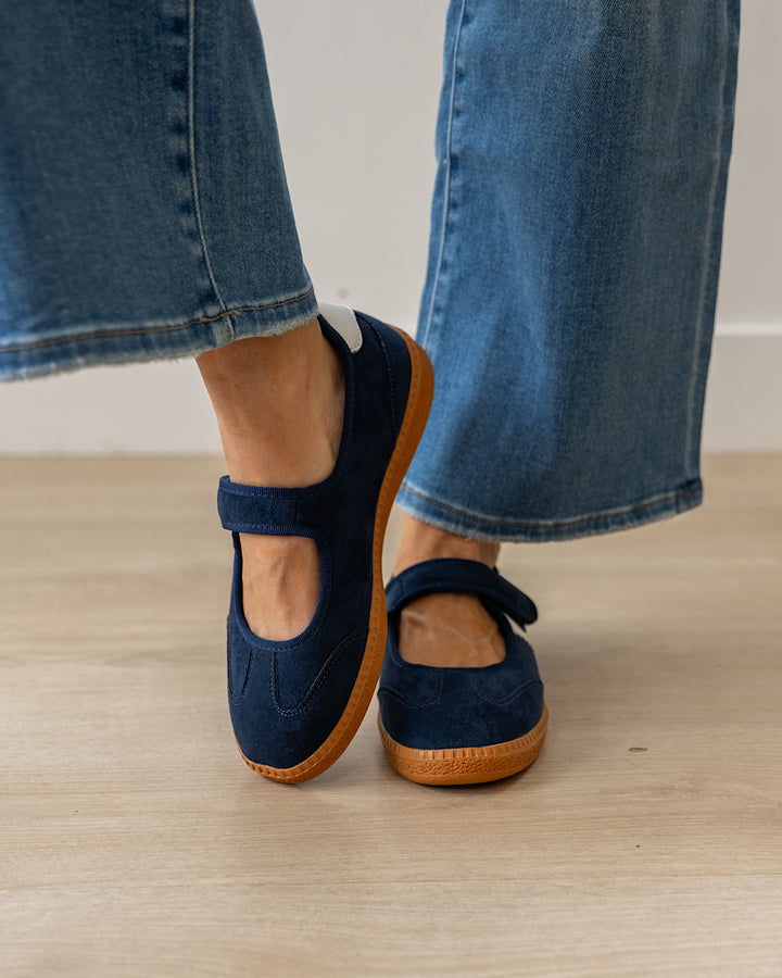 NEW! Corkys Calm Down Mary Jane Sneakers - Navy