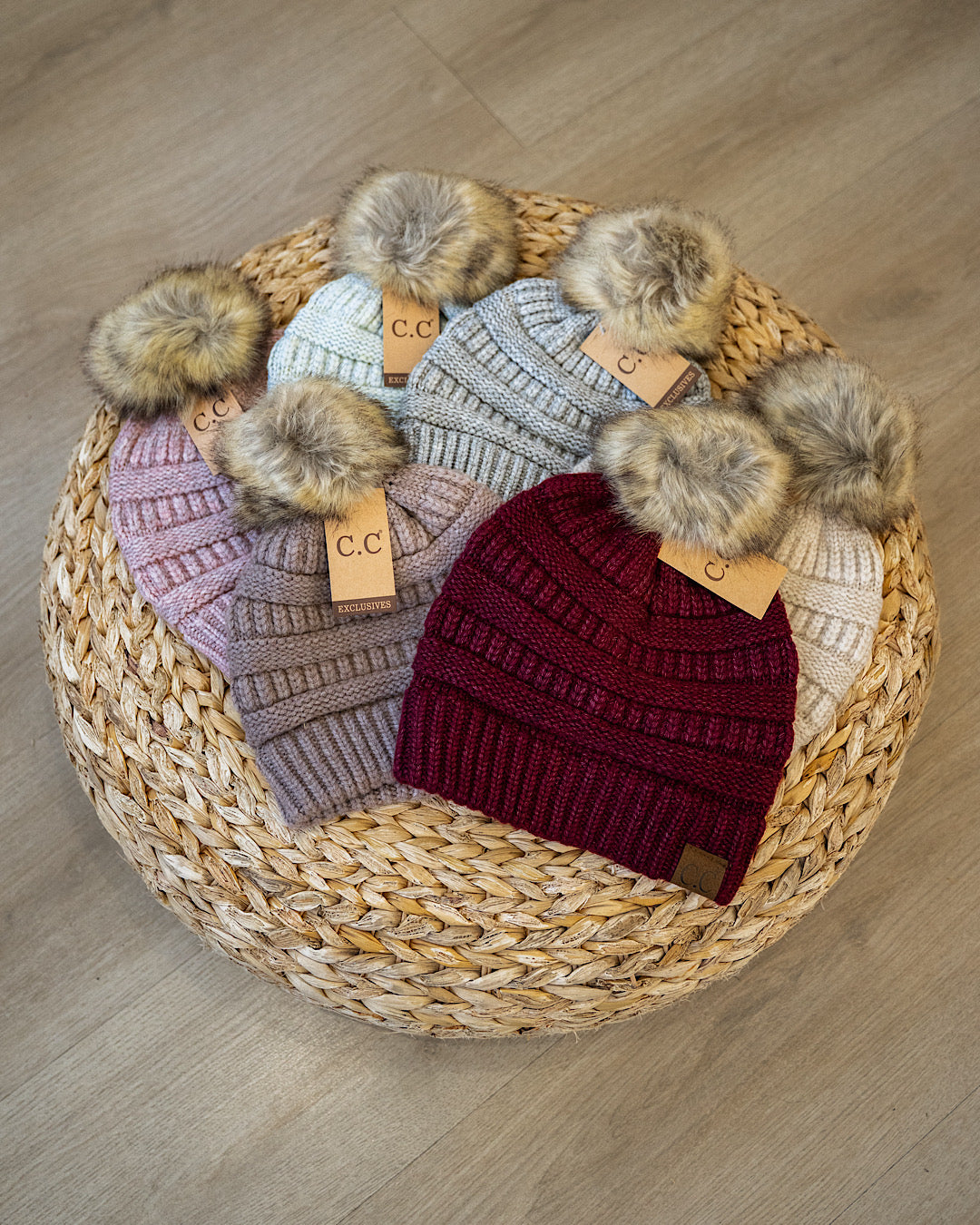 DOORBUSTER! CC Pom Beanie - 6 Options CC Exclusives