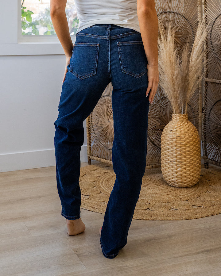 NEW! Judy Blue Begin Again Non Distressed Straight Jeans - Short, Regular and Long Judy Blue