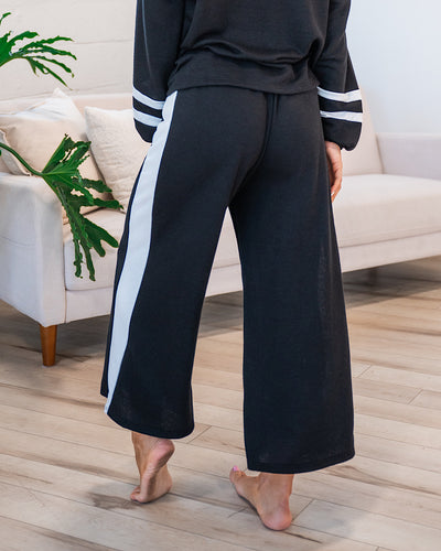 Alicia Black and Ivory Crop Pants FINAL SALE  Lovely Melody   