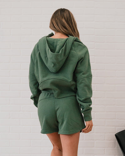 NEW! Rae Mode Half Zip Hoodie - Light Olive  Rae Mode   