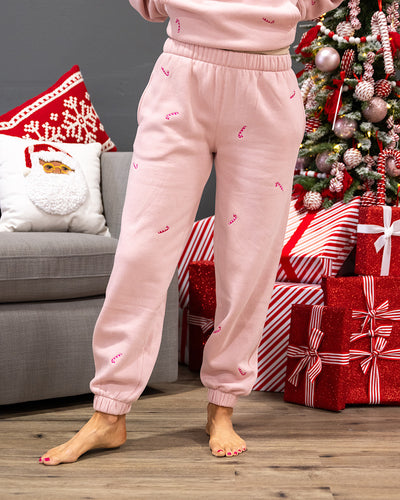 NEW! Ampersand Ave Signature Joggers - Candy Cane Lane FINAL SALE Ampersand Ave