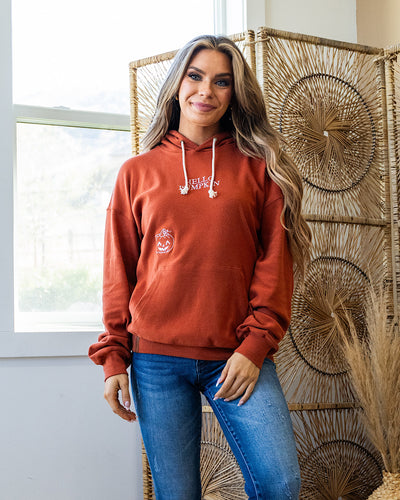 NEW! Ampersand Ave Hello Pumpkin University Hoodie  Ampersand Ave   