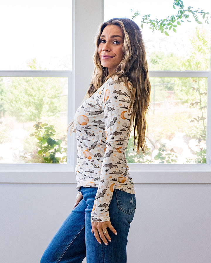 NEW! Blair Long Sleeve Top - Haunted Halloween
