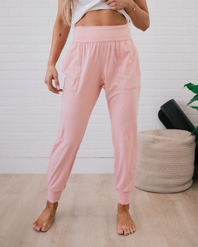 Yoga Joggers - Flash Pink  Rae Mode   