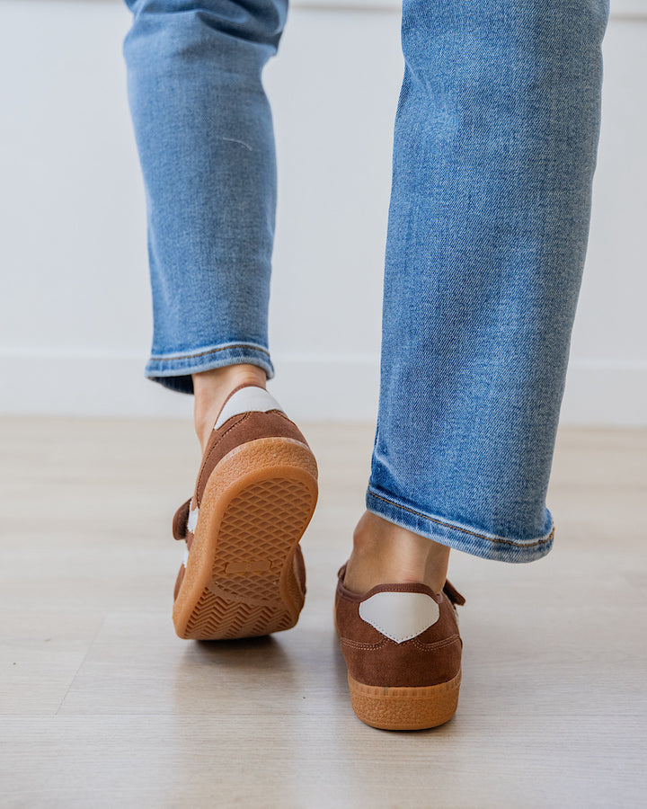NEW! Corkys Calm Down Mary Jane Sneakers - Chestnut