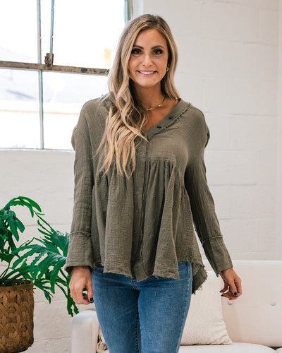 Jill Olive Baby Doll Top  Lovely Melody   