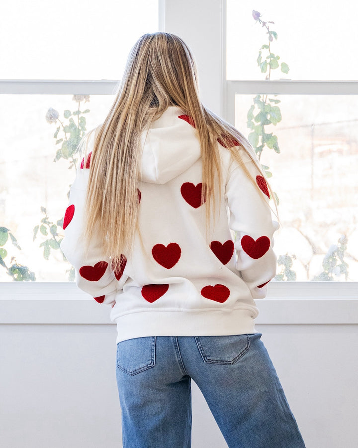 NEW! Ampersand Ave Comfort Zone FullZip Hoodie - Pulling Heartstrings Ampersand Ave