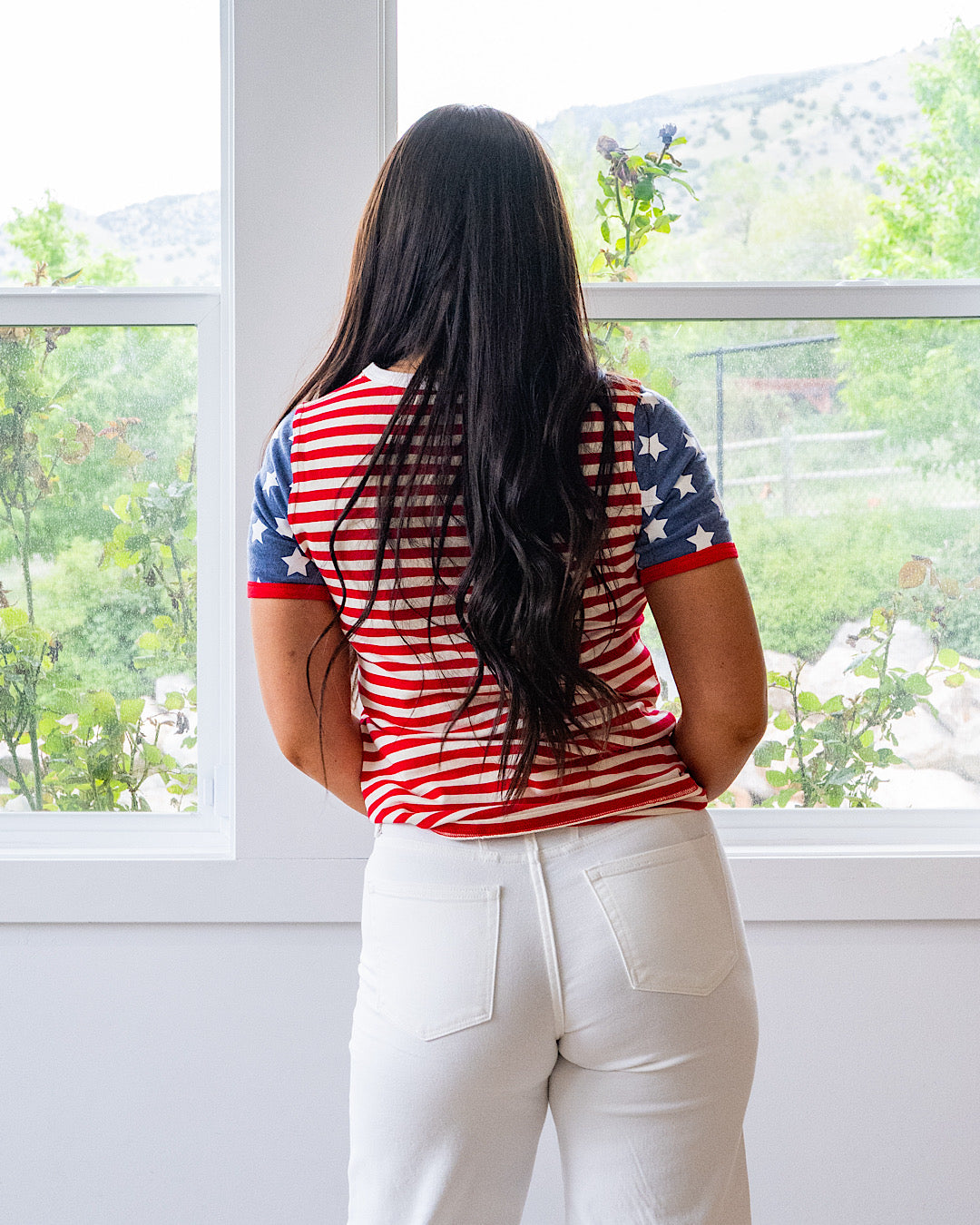 NEW! Ampersand Ave Lulu Tee - Old Glory Ampersand Ave