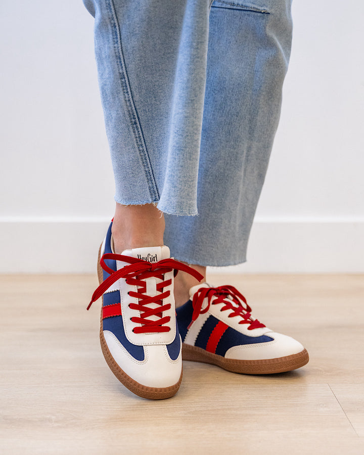 Corkys Heads Up Sneakers - Red, White and Blue Corkys Footwear