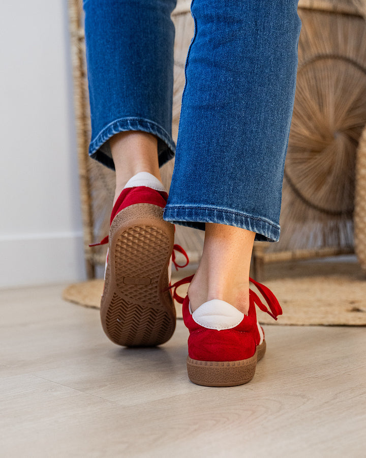 NEW! Corkys Spoiler Alert Sneakers - Red Corkys Footwear