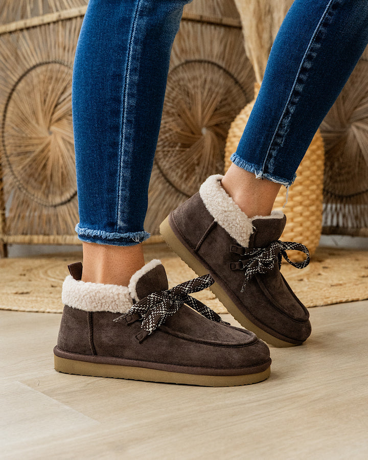 Very G Cherilyn Slip On Bootie - Color Options Available! Very G Chocolate