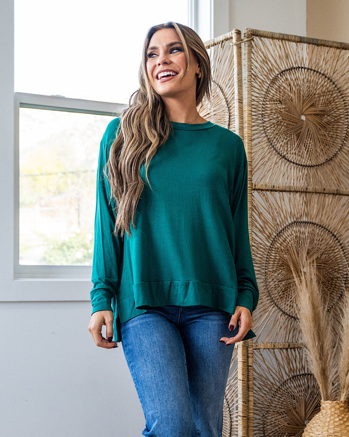 Dolman Sleeve Top - Color Options Available! Sew In Love Hunter Green