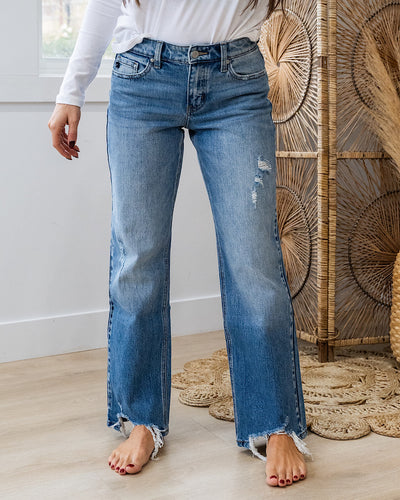 NEW! KanCan Misty Distressed Straight Jeans  KanCan   