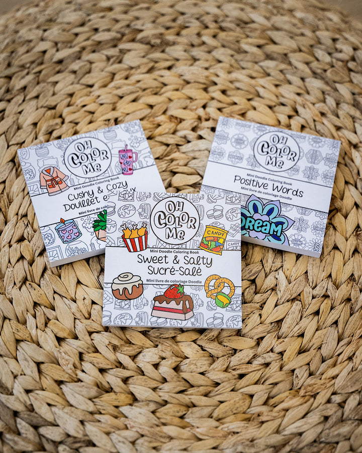 Mini Coloring Books - 3 Options Oh Color Me
